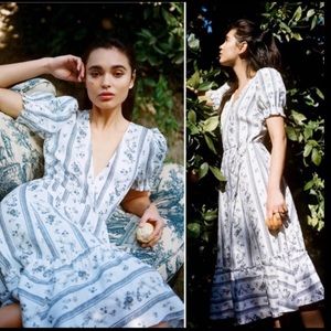 Reformation Veronika Dress in Roquefort